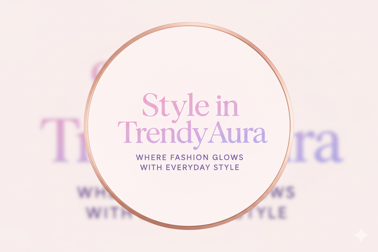 Official logo for Style in Trendy Aura, an online fashion and jewellery shop.